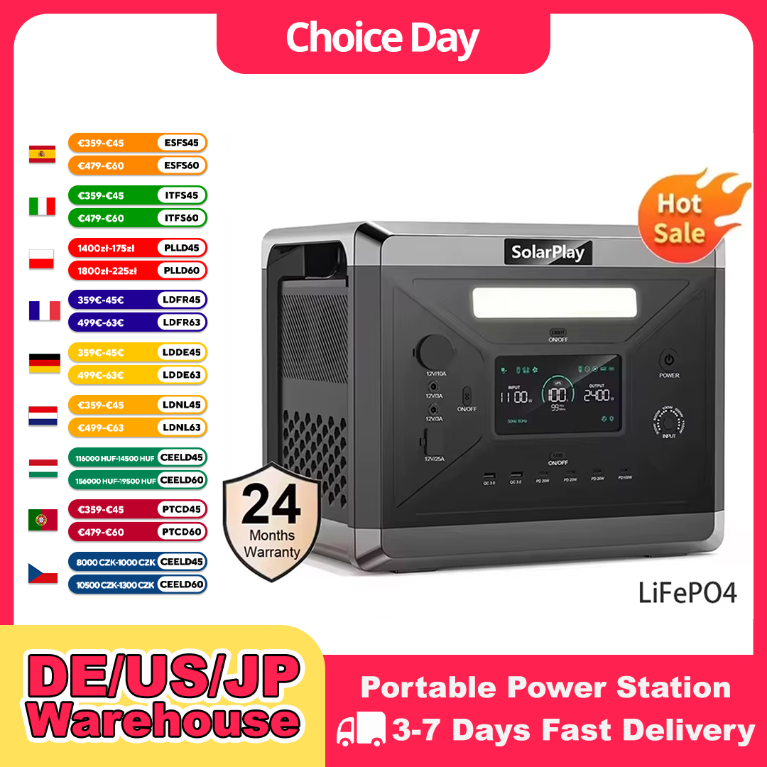Solar Emergency Charger - SOLARPLAY Taşınabilir Güç İstasyonu Q2501, Açık