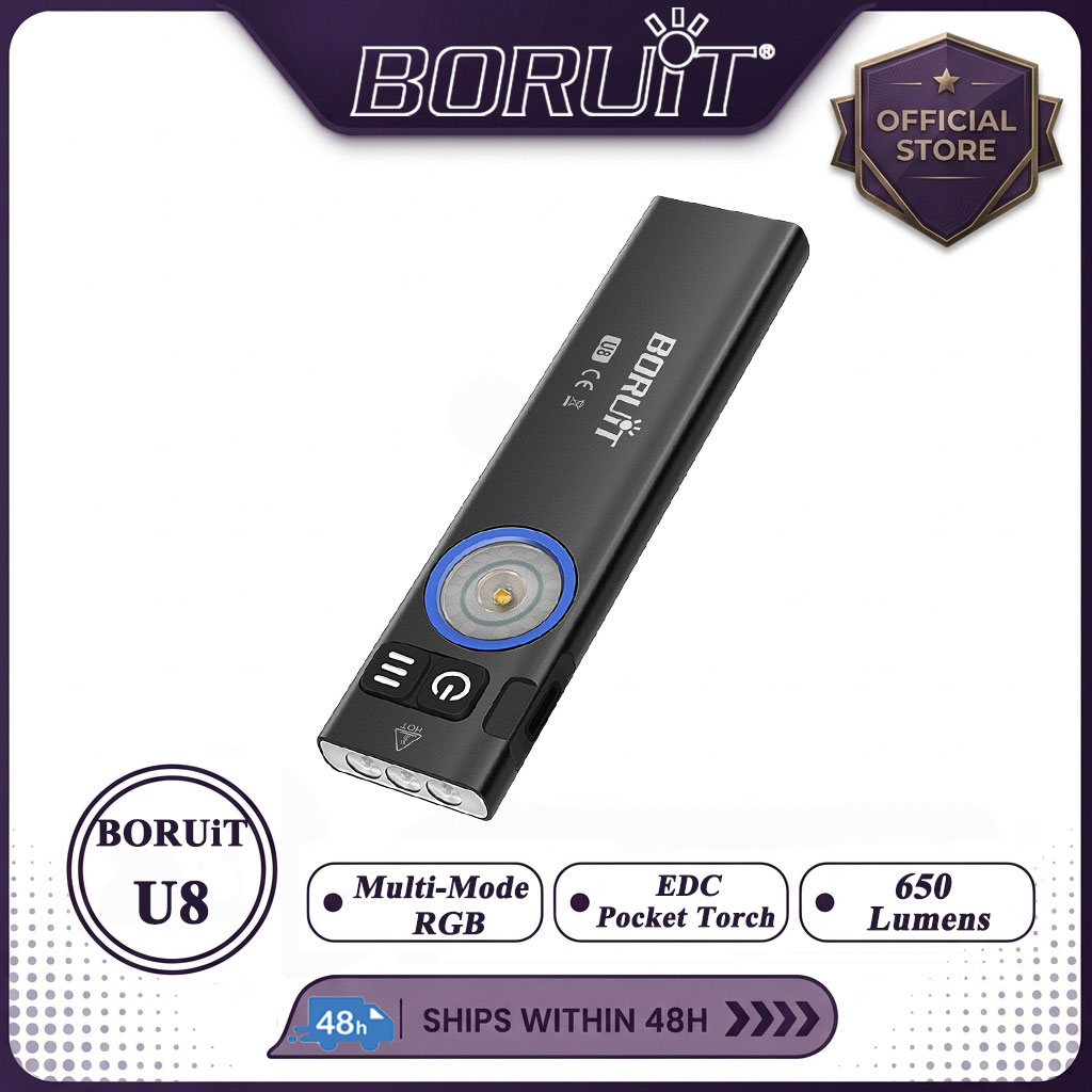 Fishing Kit Compact - BORUiT U8 650LM EDC LED El