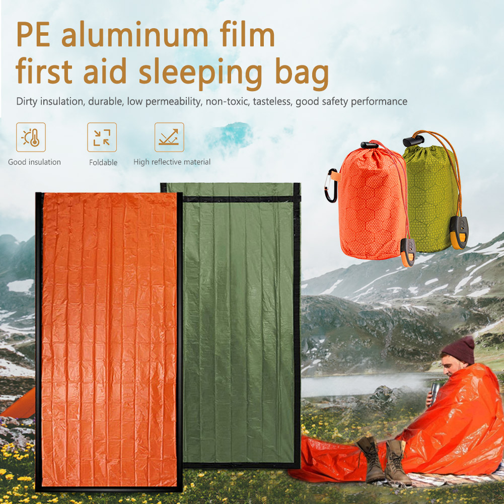 Bivy Bag Emergency - Termal Uyku Tulumu Taşınabilir Uyku Minderi