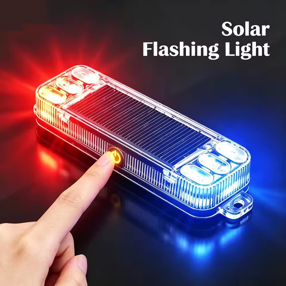 Sos Light Strobe - Güneş enerjili arabalar, motosikletler, LED uyarı